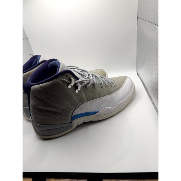Air Jordan 12 Retro 130690-007 Men\'s 11 Basketball Shoes Gray White Blue Sneaker main image 6